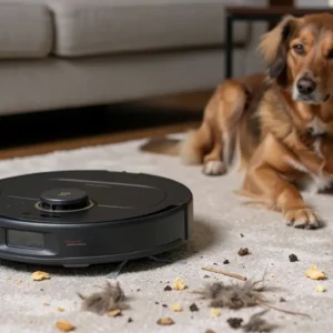 roborock Qrevo S5V Aspirateur Robot Laveur avec Station, 12000 Pa Aspiration, Serpillières FlexiArm_10