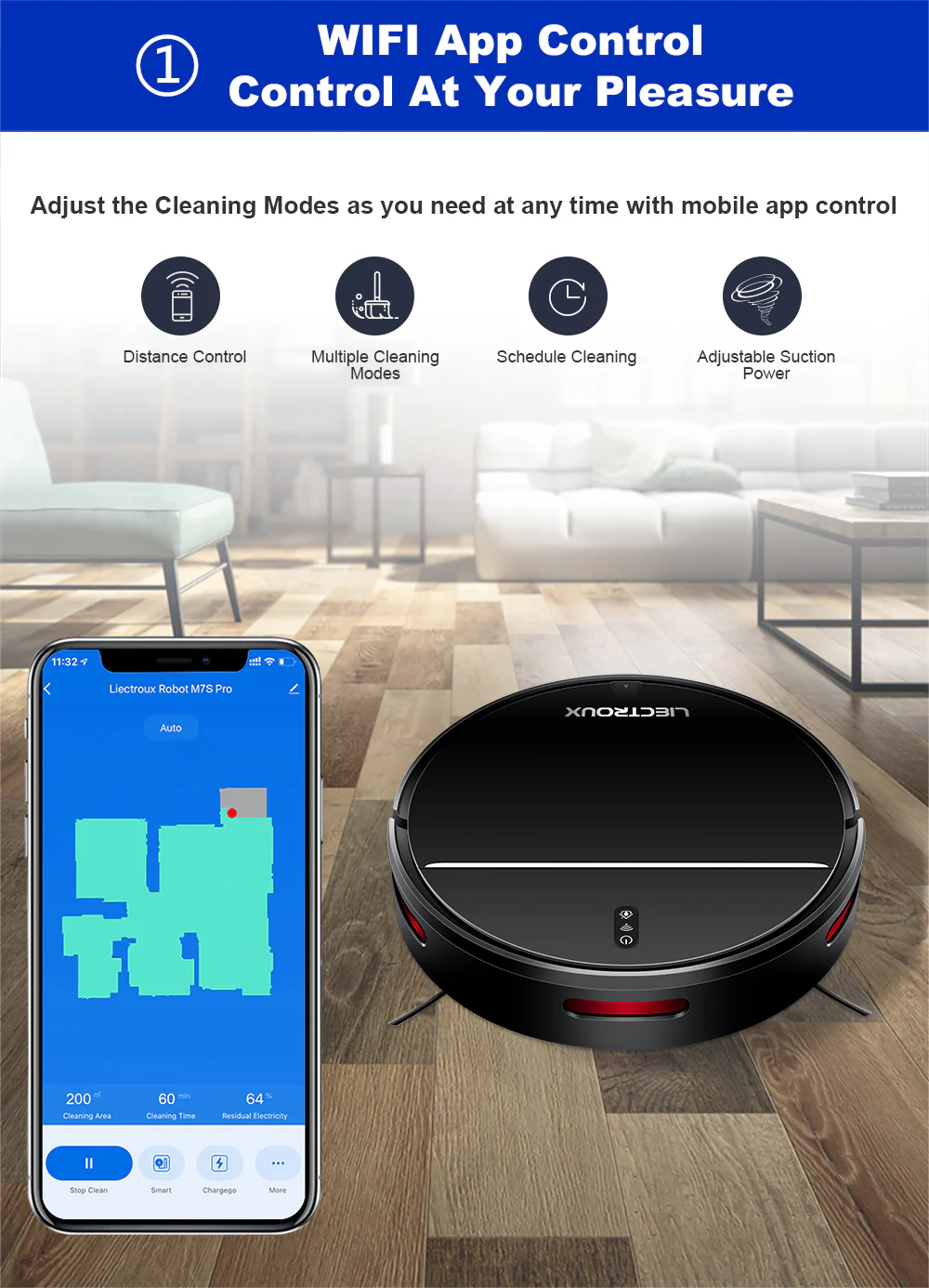 Liectroux G7 Robotstøvsuger: Test, anmeldelse og beste pris - Bilde 4