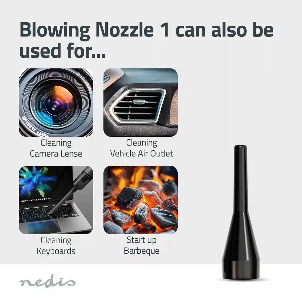 Nedis Handheld VCHHR100BK: Test, anmeldelse og beste pris - Bilde 6