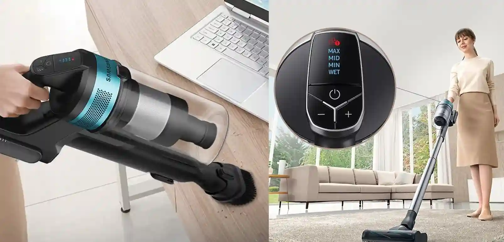 Ytelsen til Samsung støvsugeren