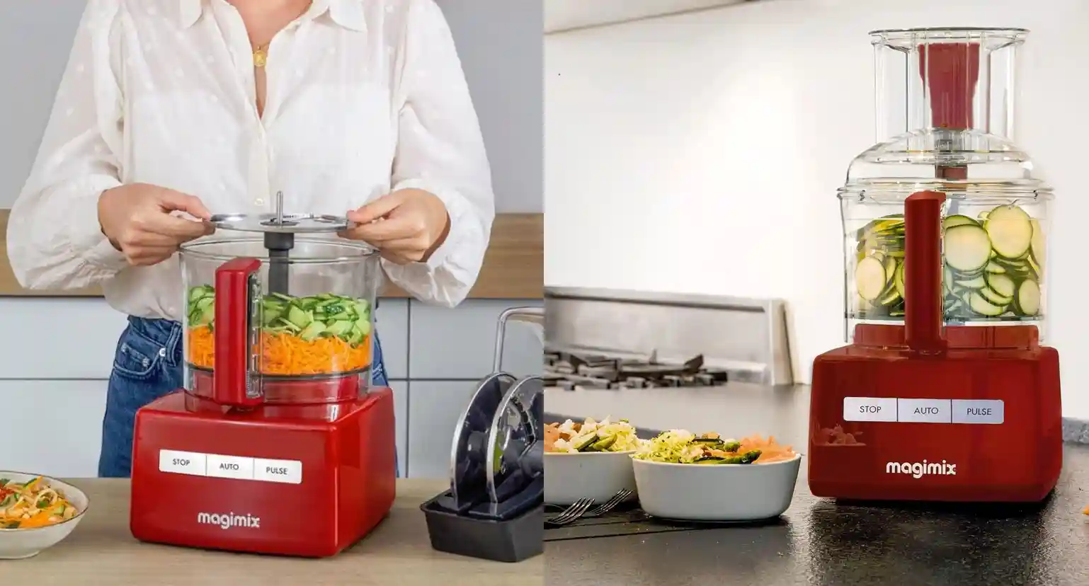 Ingredienser klare for foodprosessor