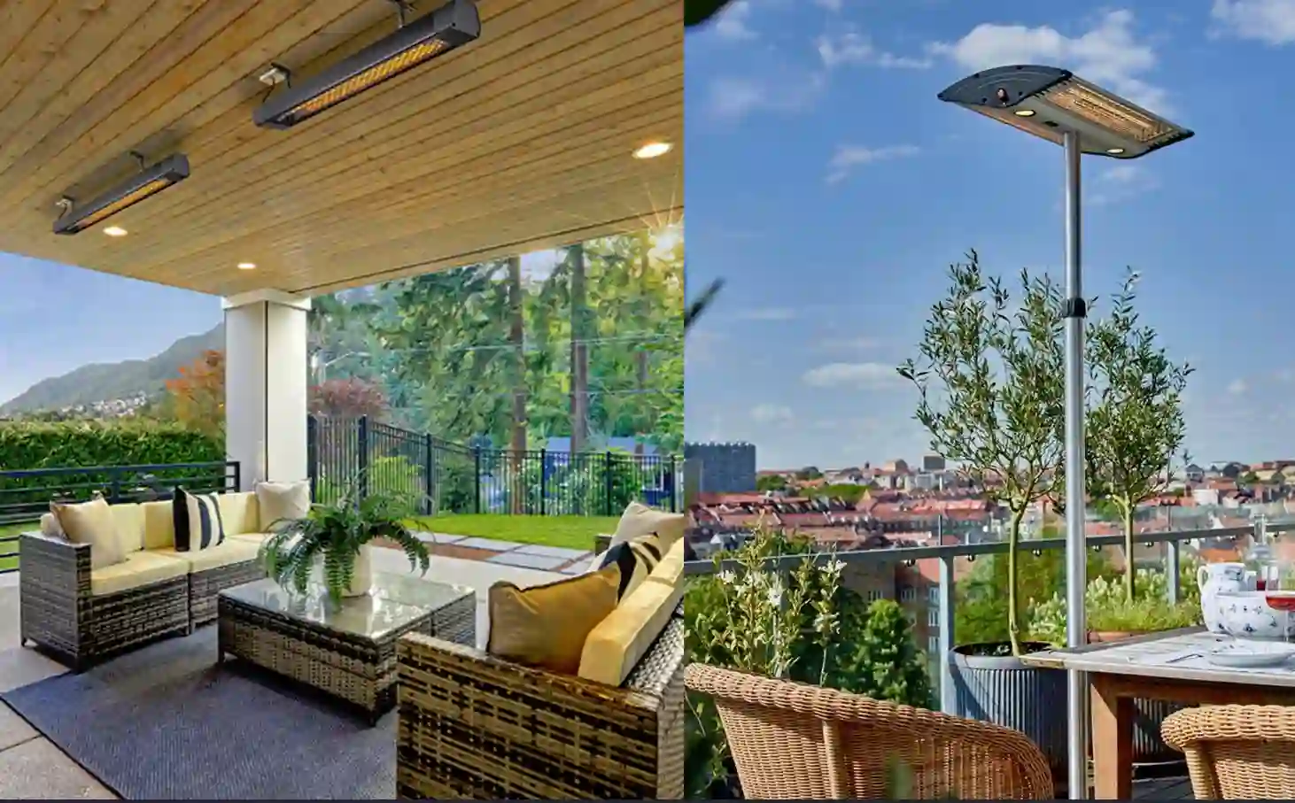 Oversikt over ulike terrassevarmere