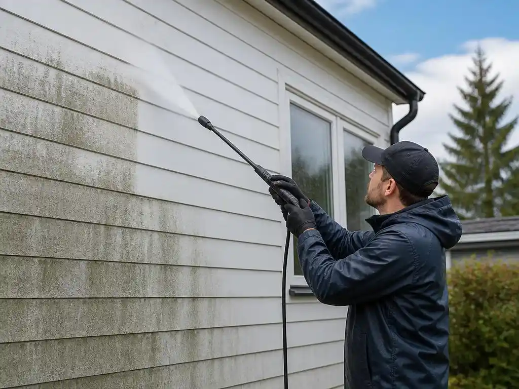 Hvordan vaske hus utvendig for å slippe råteskader og mugg Hvordan vaske hus utvendig for å slippe råteskader og mugg
